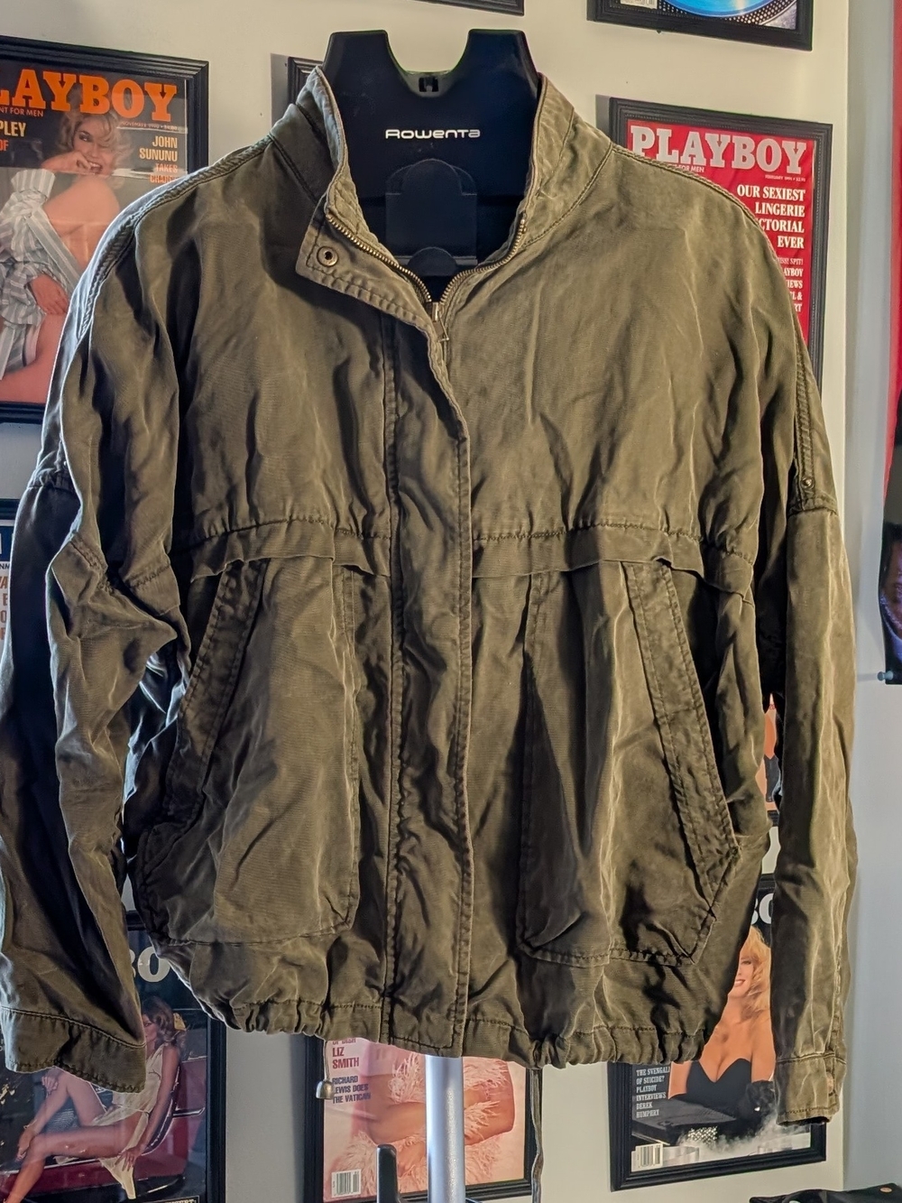 Forever 21 Olive Green Military-Style Jacket